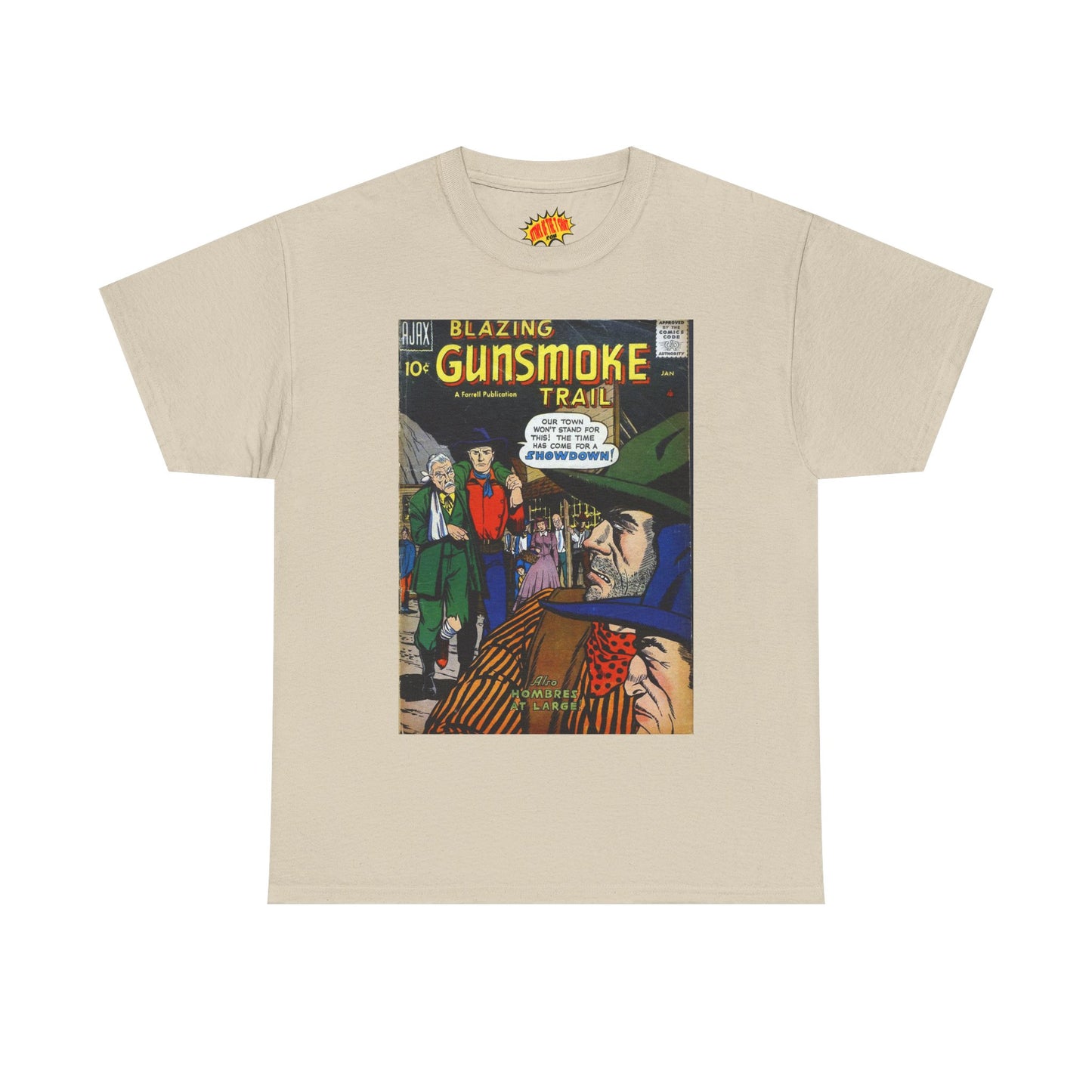 Gunsmoke Trail January Comic Tee Shirt *Multiple Colors*
