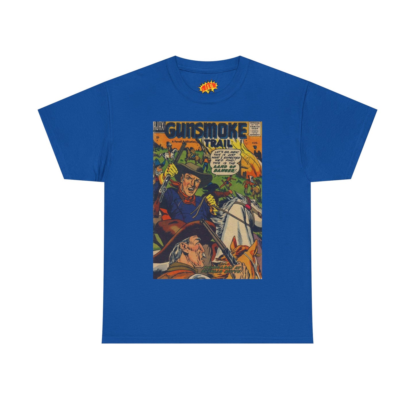 Gunsmoke Trail August Comic Tee Shirt *Multiple Colors*