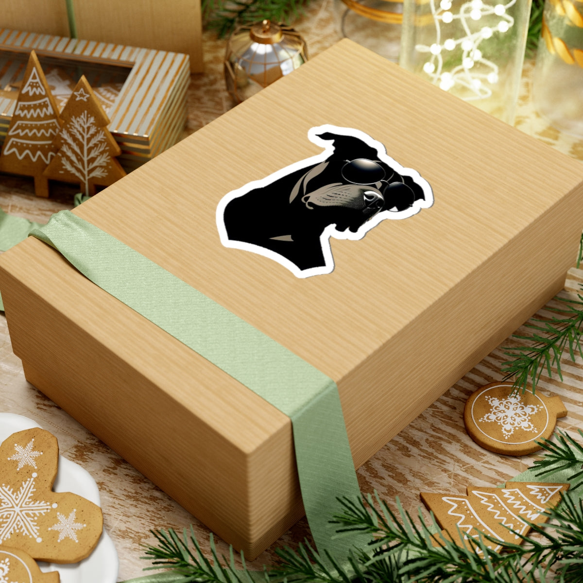 Dog with Sunglasses Stickers