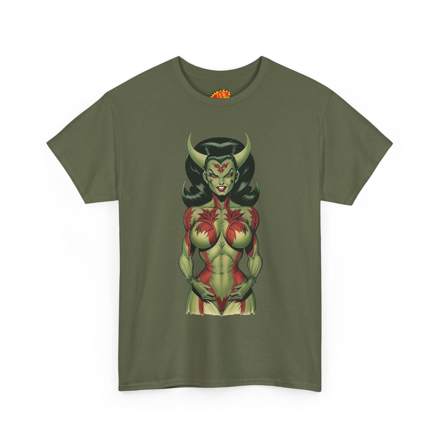 Flower Succubus Devil Fantasy Nature T-Shirt *Multiple Colors*