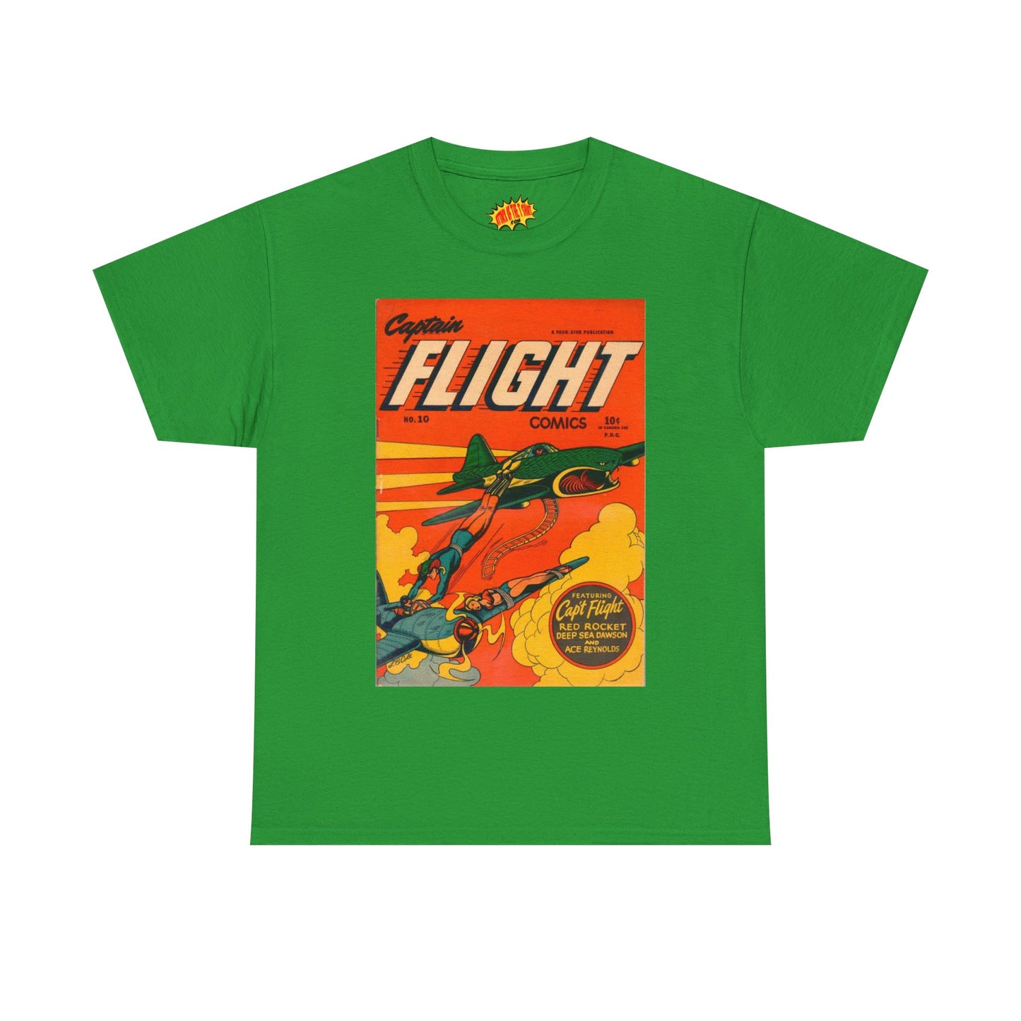 Captain Flight No. 10 Comic Tee Shirt *Multiple Colors*