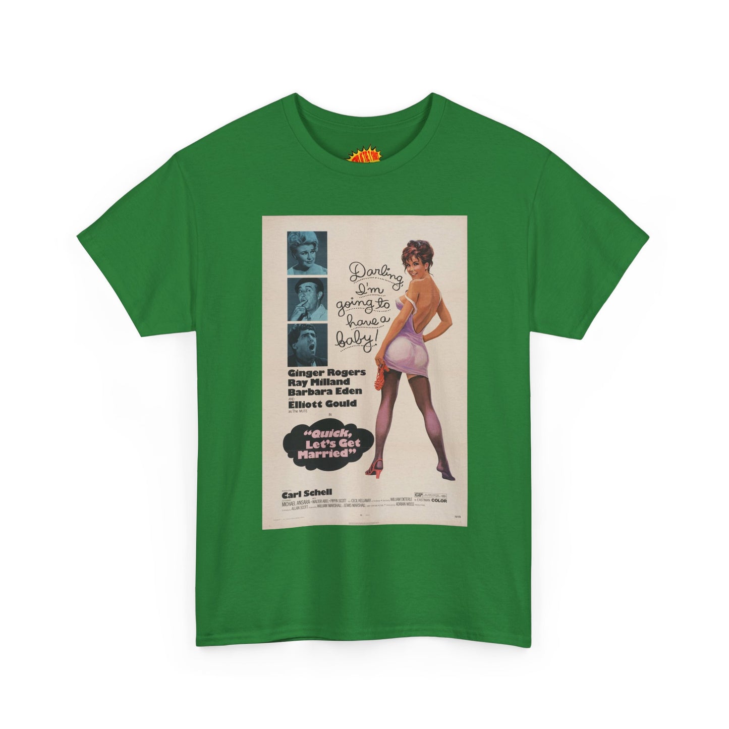 Quick, Let's Get Married Movie Poster T-Shirt *Multiple Colors*