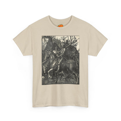 Knight. Death and the Devil - Albrecht Durer. Heavy Cotton Tee Many Colors/Sizes