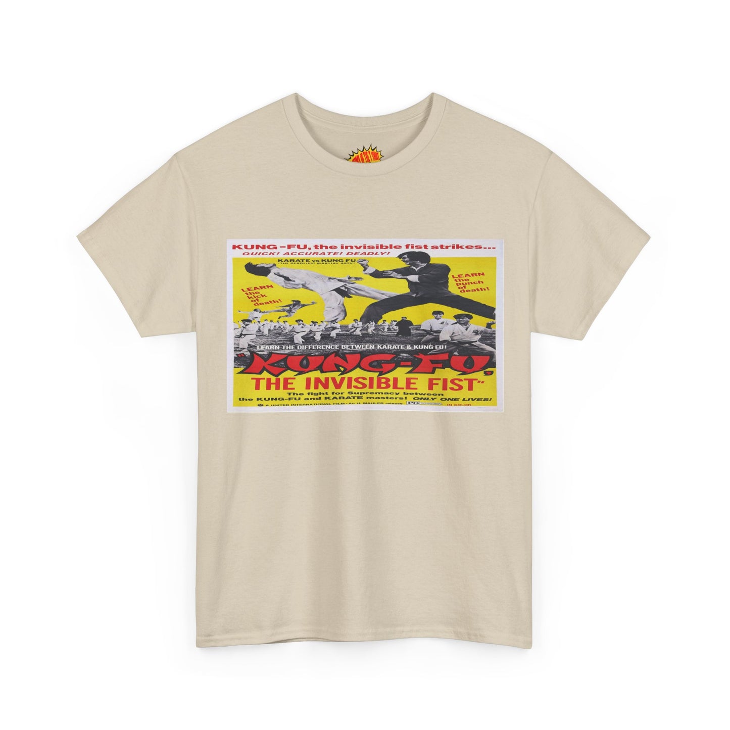 Kung Fu The Invisible Fist Movie Poster T-Shirt *Multiple Colors*