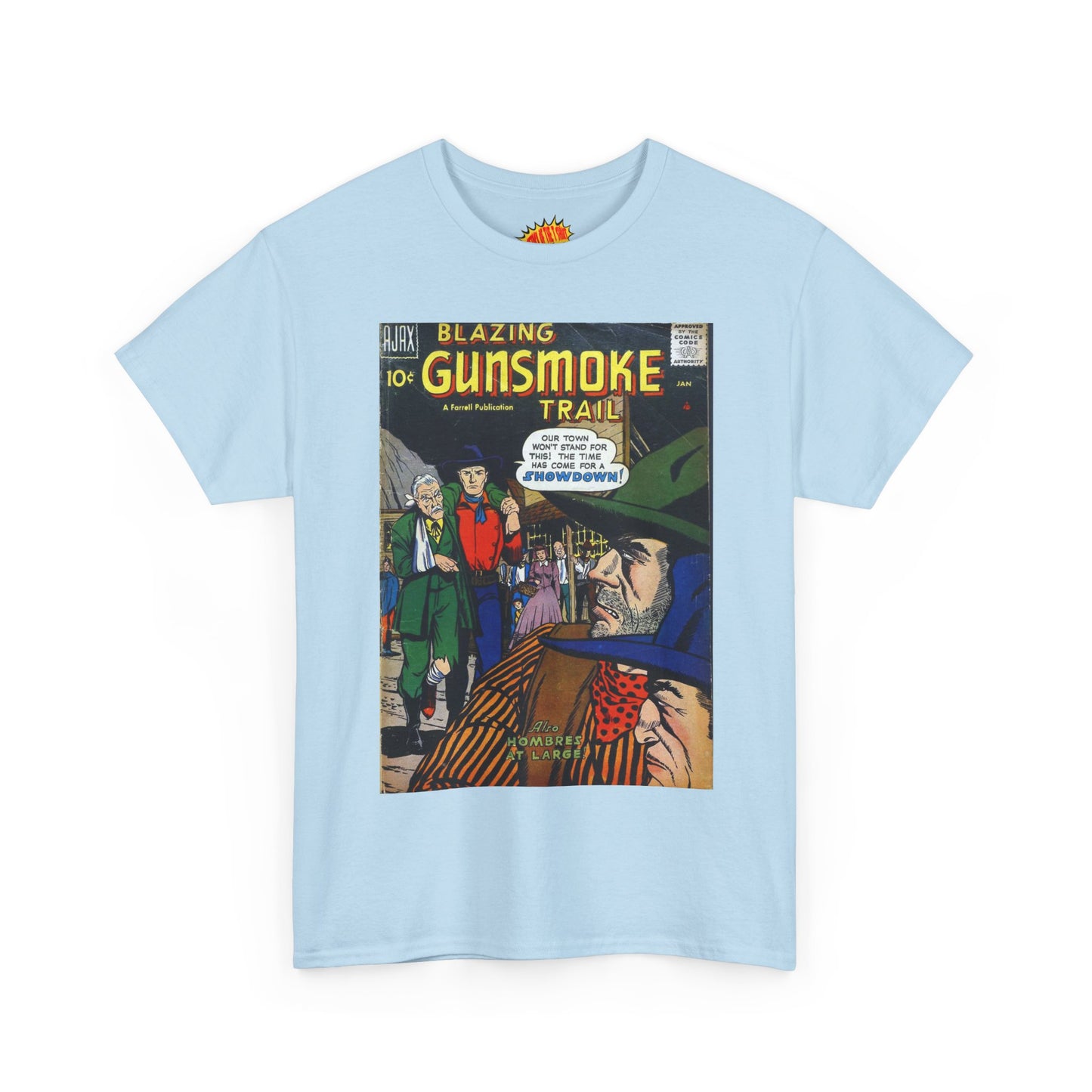 Gunsmoke Trail January Comic Tee Shirt *Multiple Colors*