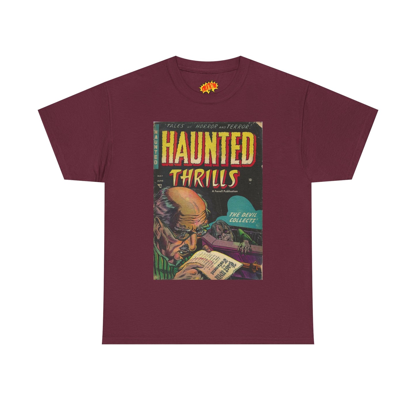 Haunted Thrills May - June Comic Tee Shirt *Multiple Colors*
