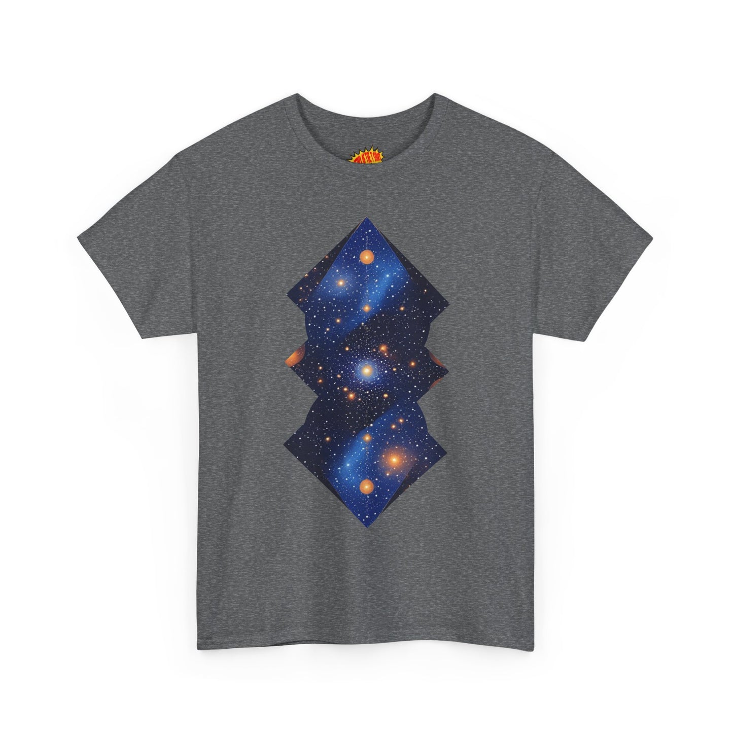Geometric Shaped Galaxy Graphic Space Art Tee Shirt *Multiple Colors*