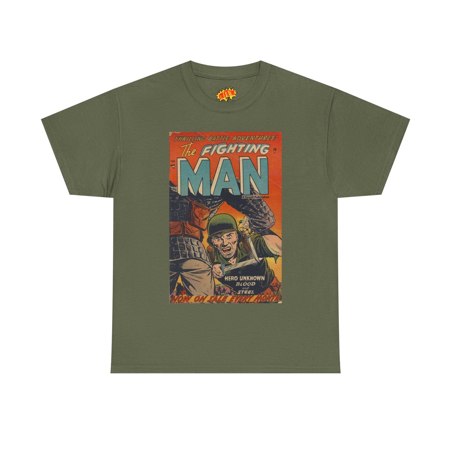 The Fighting Man February Comic Tee Shirt *Multiple Colors*