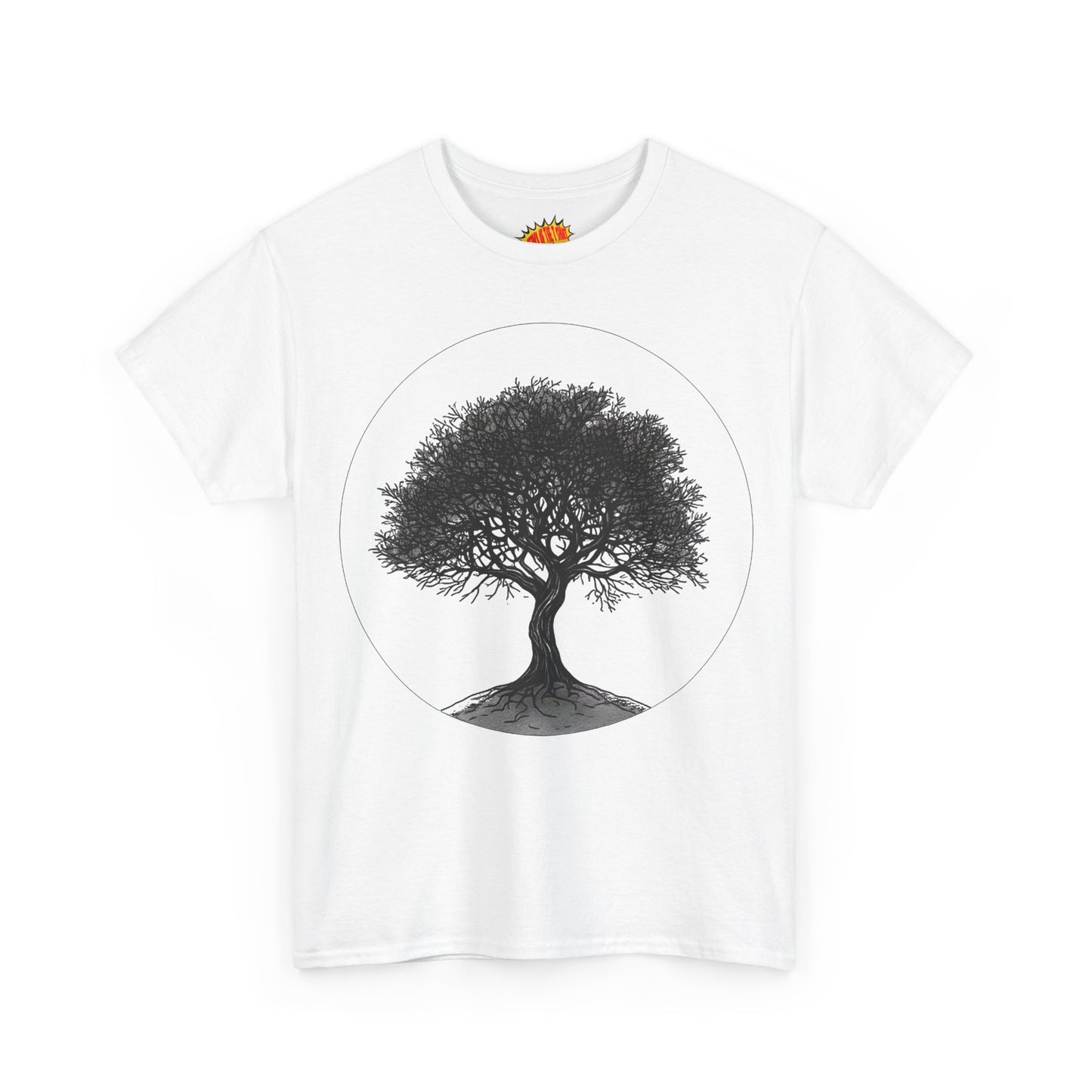 Circle Tree Sketch Drawing Graphic Art Tee Shirt *Multiple Colors*
