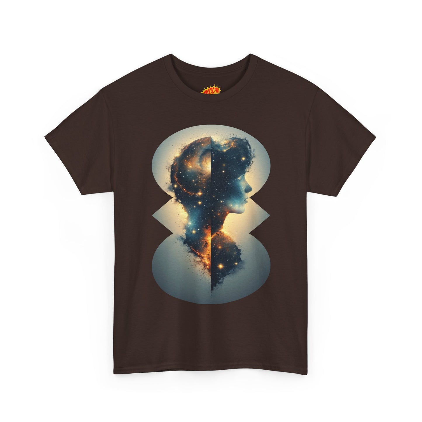 Cosmic Silhouette Galaxy Graphic Art Tee Shirt *Multiple Colors*