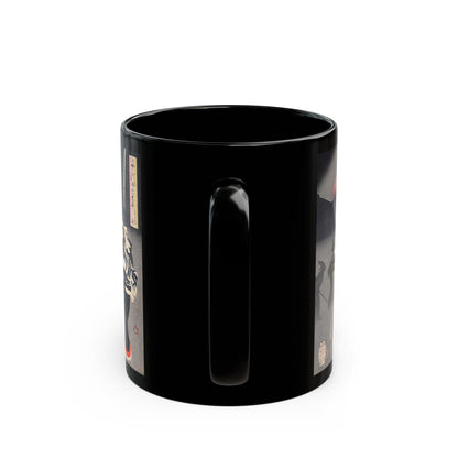 Evacuation of the Ladies - Toyohara Chikanobu Black Mug (11oz, 15oz)