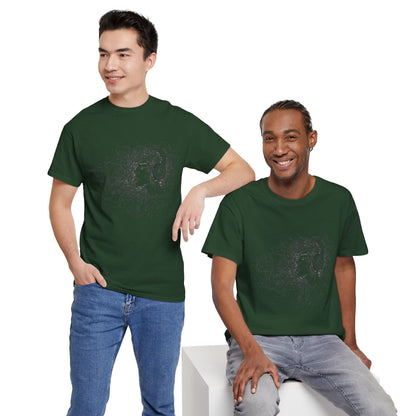 Line Drawing Portrait Graphic Musical Art Tee Shirt