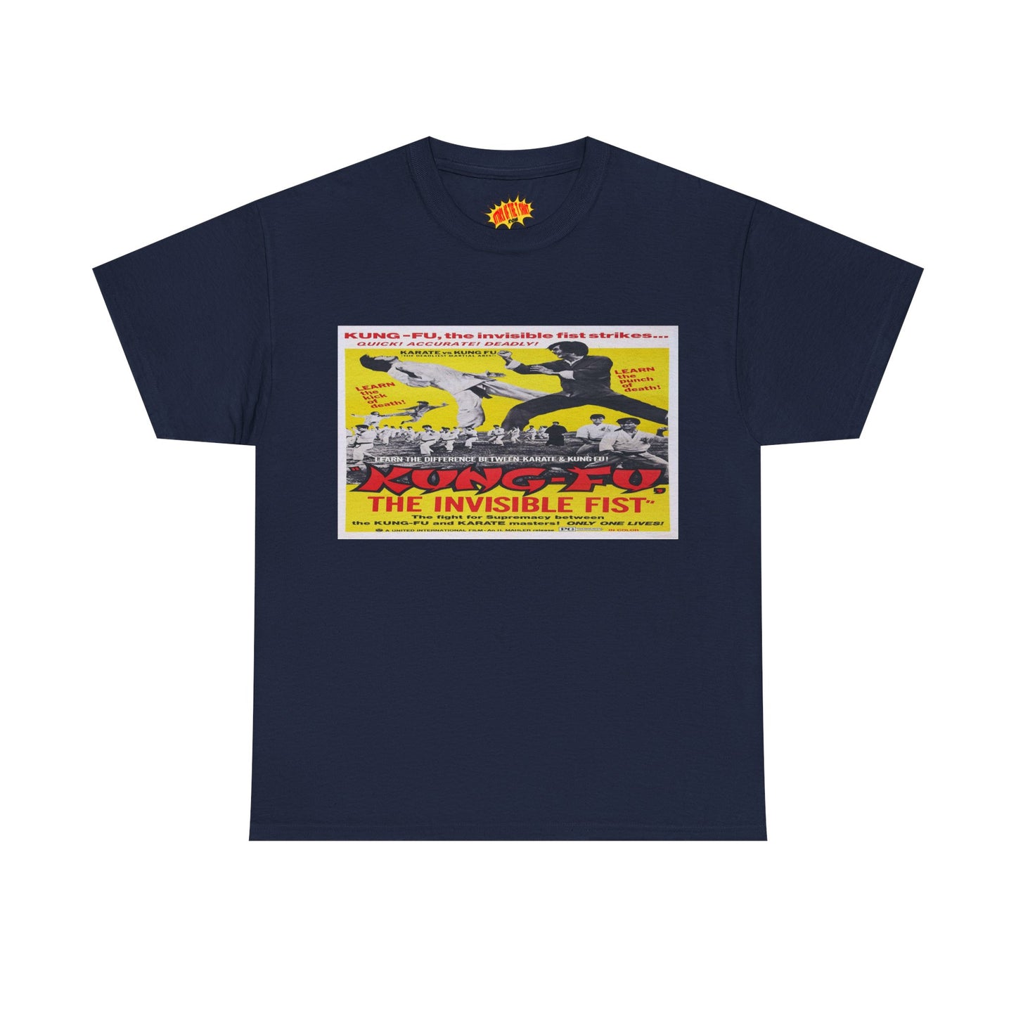 Kung Fu The Invisible Fist Movie Poster T-Shirt *Multiple Colors*