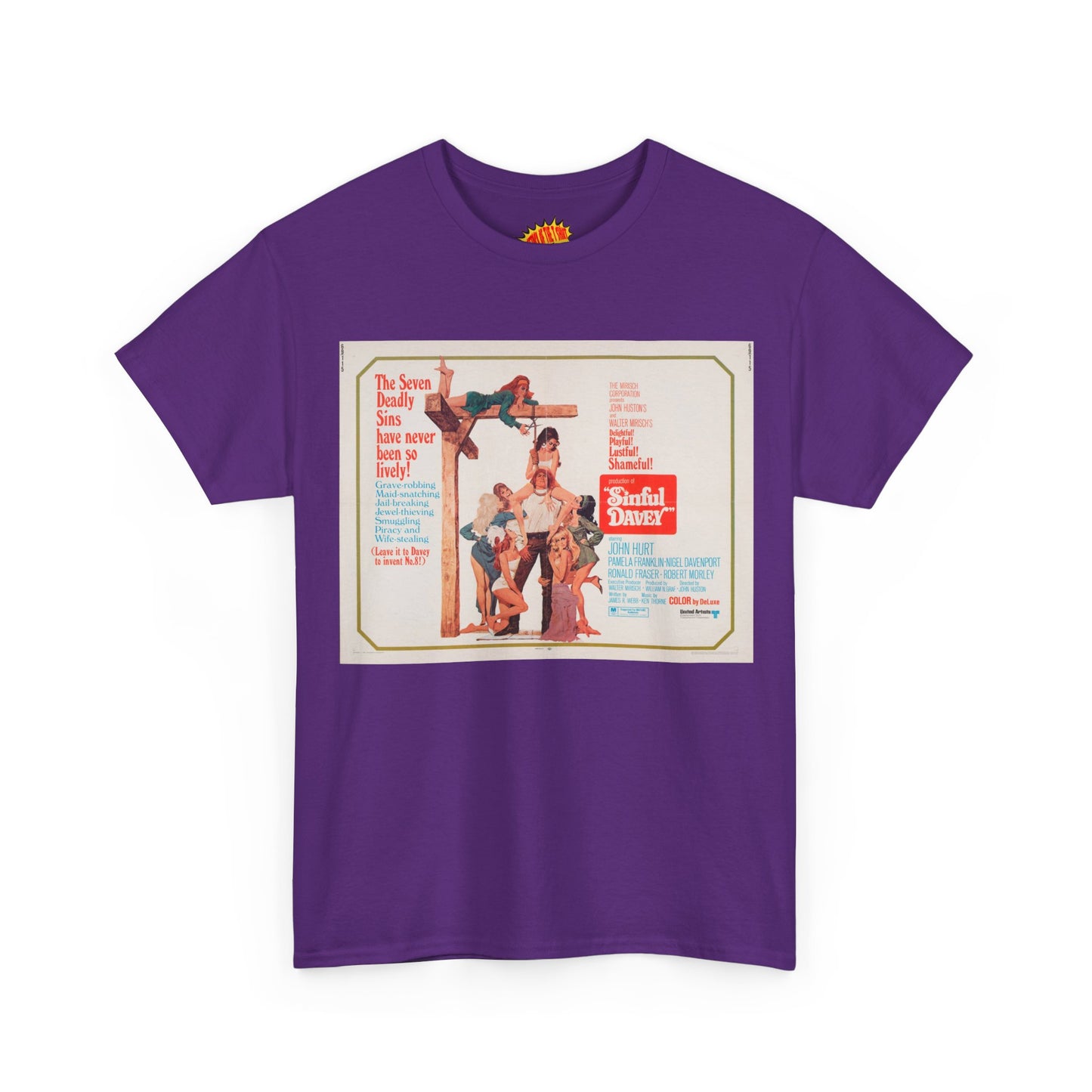 Sinful Davey Movie Poster T-Shirt *Multiple Colors*