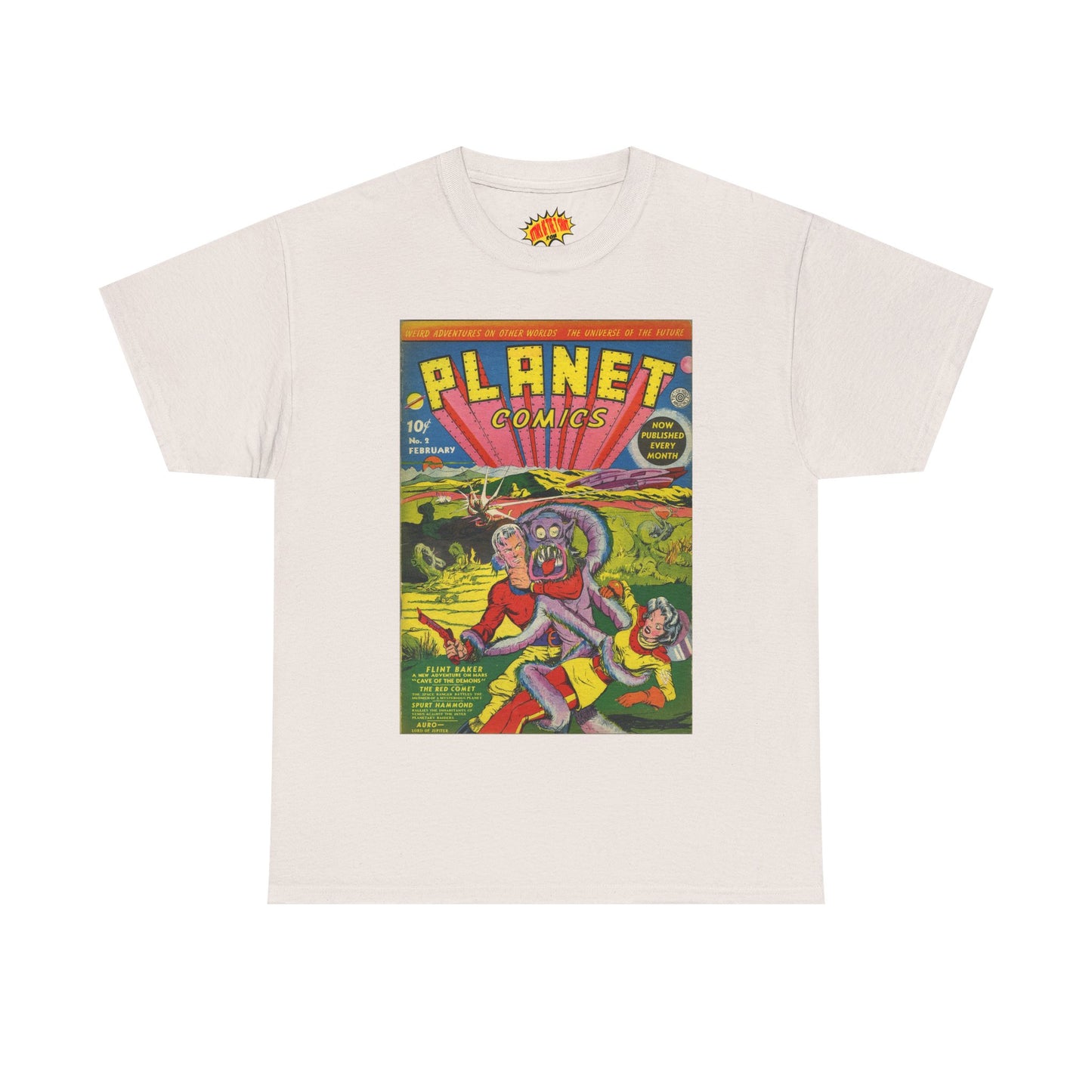 Planet Comics #2 - Heavy Cotton Tee *Light Colors*