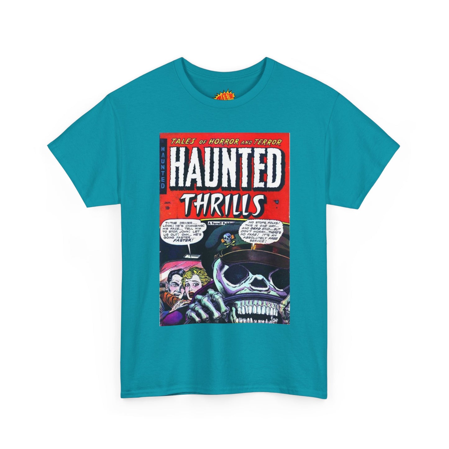 Haunted Thrills January Comic Tee Shirt *Multiple Colors*