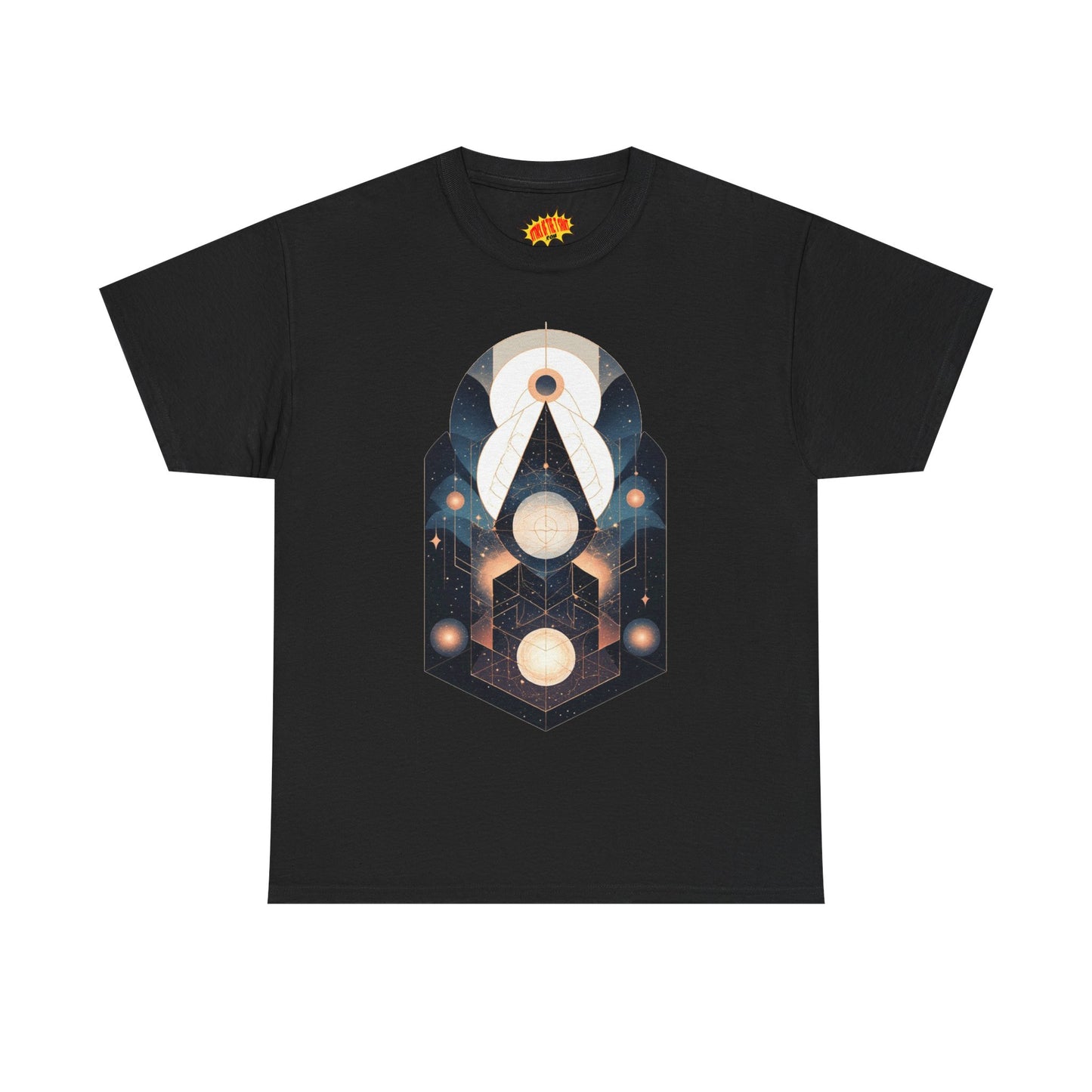 Geometric Space Art Pattern Graphic Tee Shirt *Multiple Colors*
