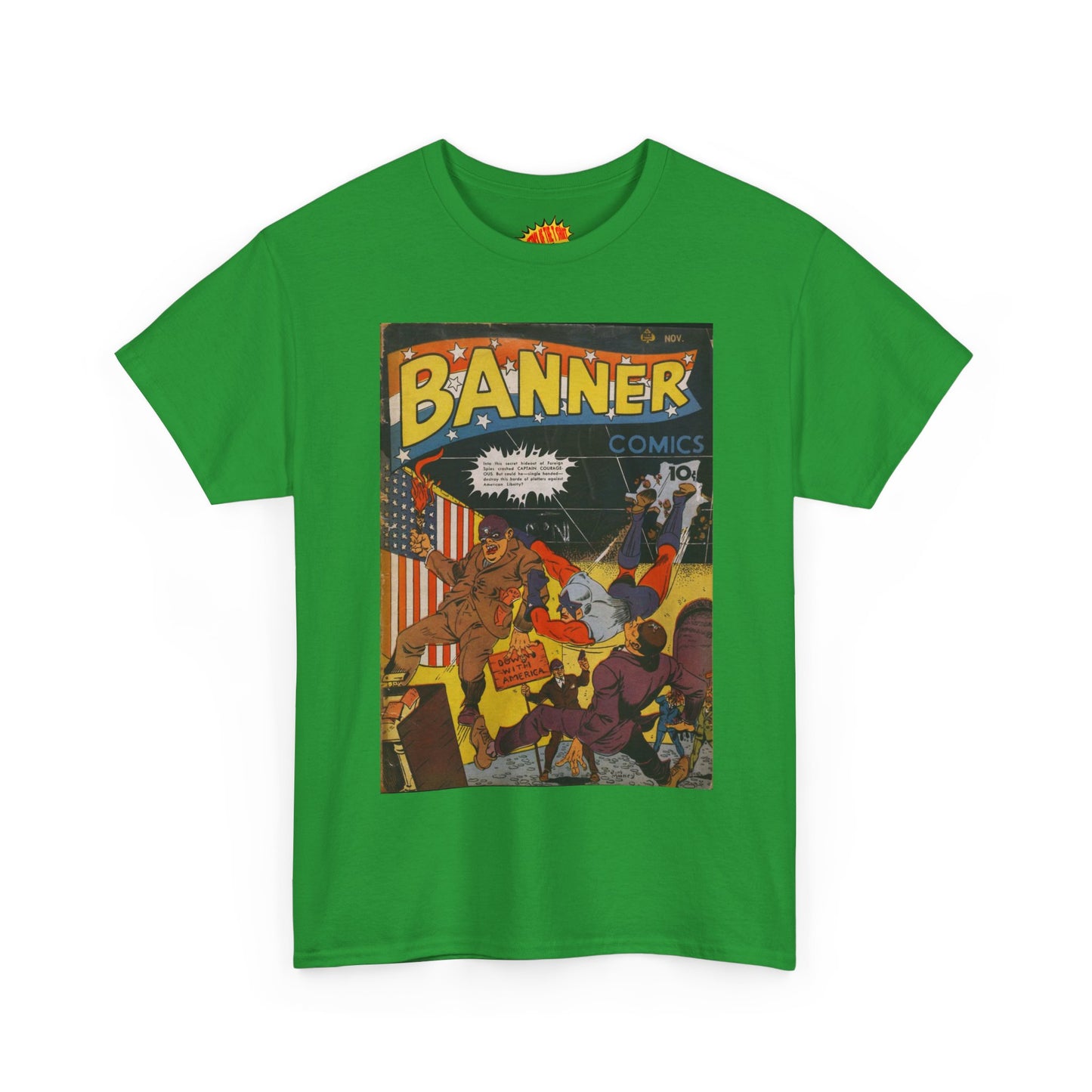 Banner Nov. Comic Tee Shirt *Multiple Colors*