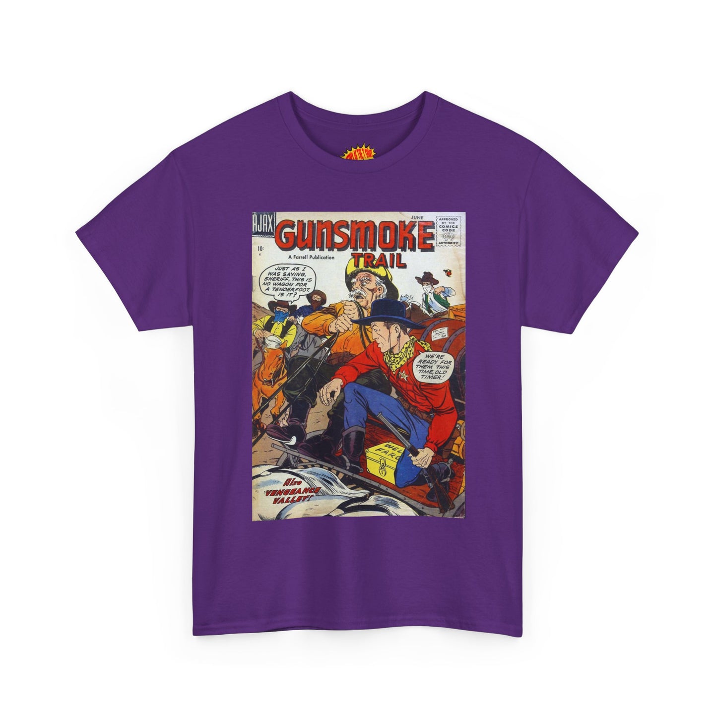 Gunsmoke Trail June Comic Tee Shirt *Multiple Colors*