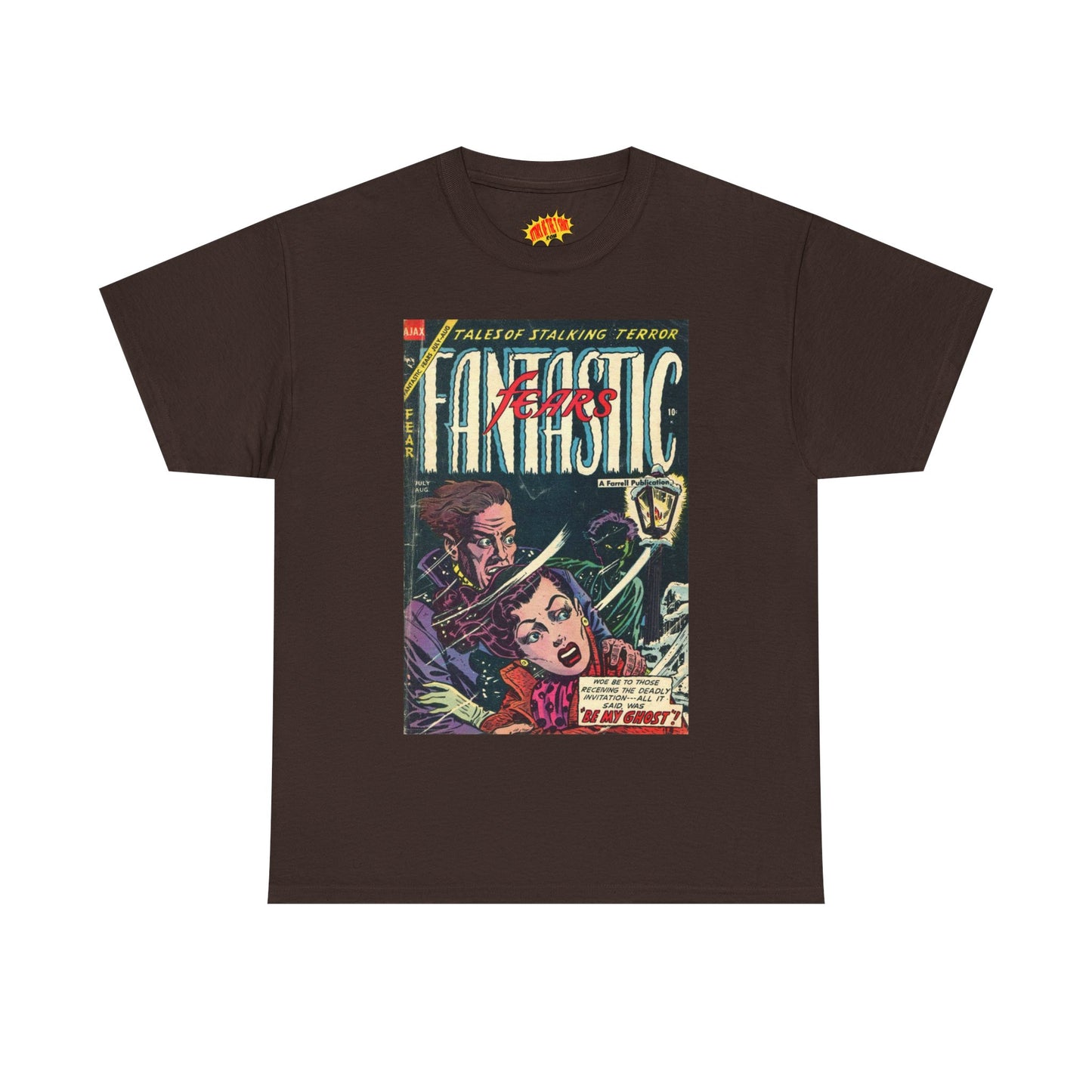 Fantastic Fears July - August Comic Tee Shirt *Multiple Colors*