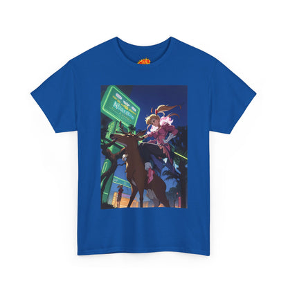 Anime Girl Deer Rider T-Shirt