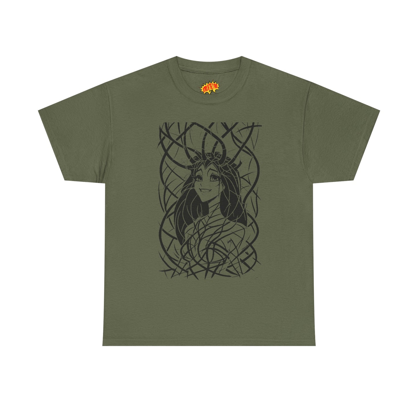 Thorny Vine Dryad Woman Fantasy Nature T-Shirt *Multiple Colors*