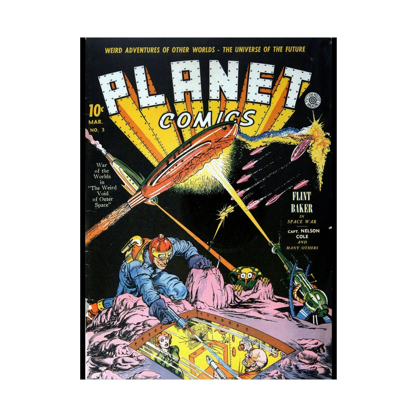 Planet Comics #3 Matte Vertical Posters