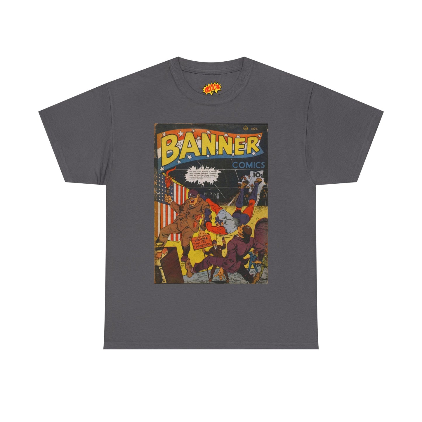 Banner Nov. Comic Tee Shirt *Multiple Colors*