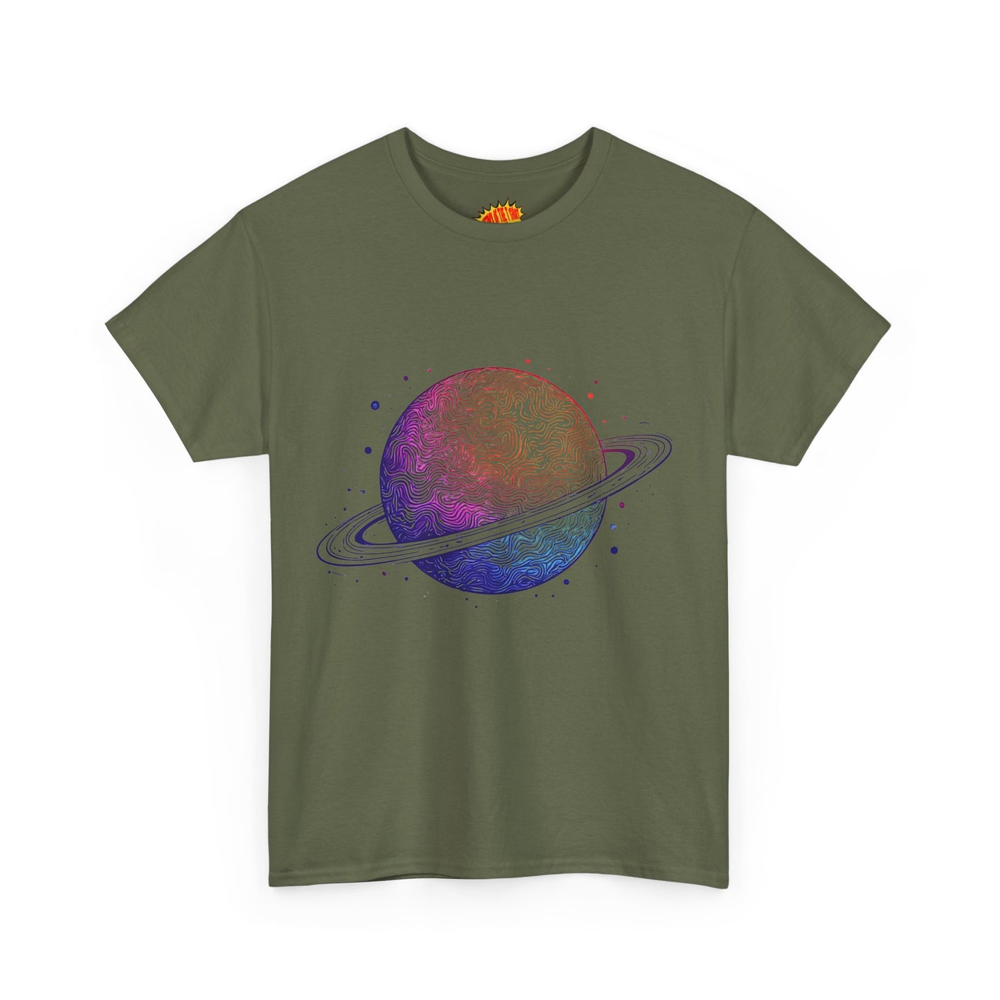 Space Art Ringed Planet Graphic Tee Shirt *Multiple Colors*