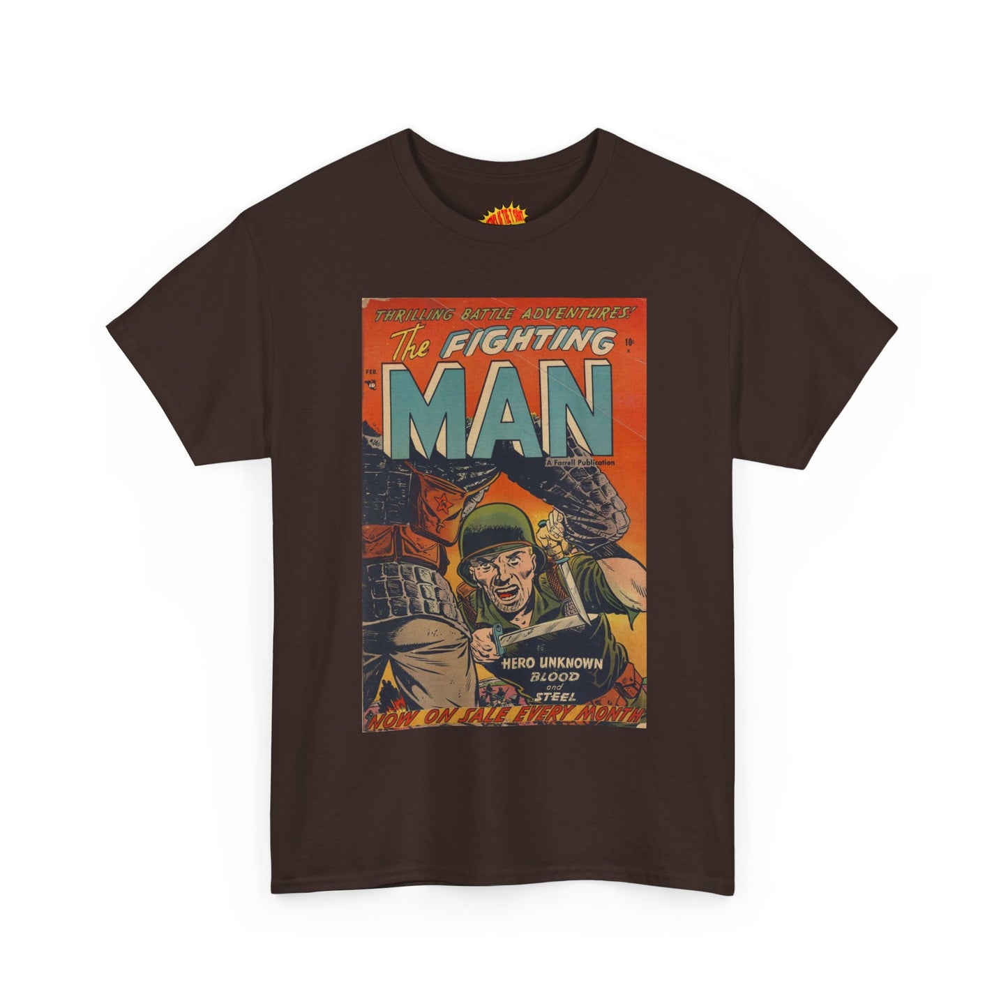 The Fighting Man February Comic Tee Shirt *Multiple Colors*