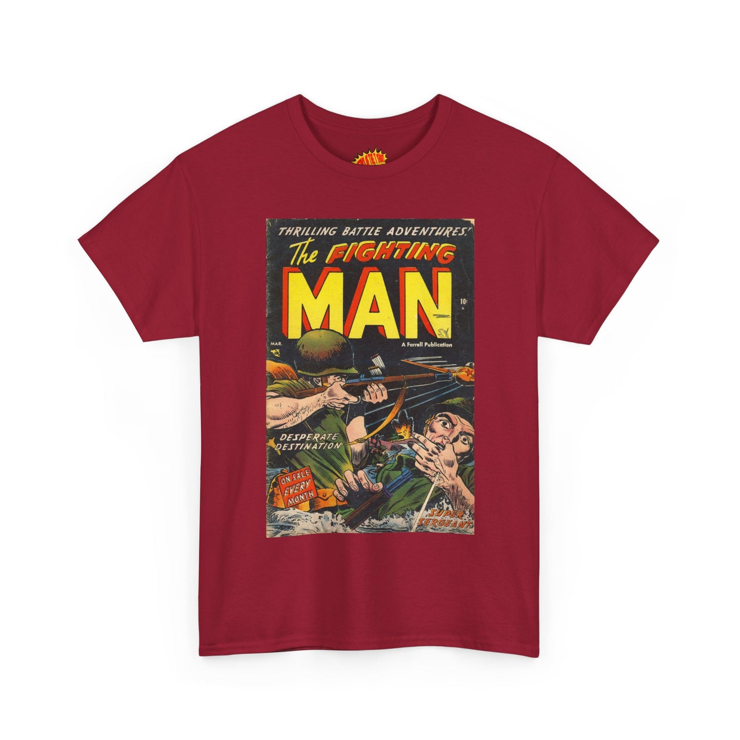 The Fighting Man March Comic Tee Shirt *Multiple Colors*