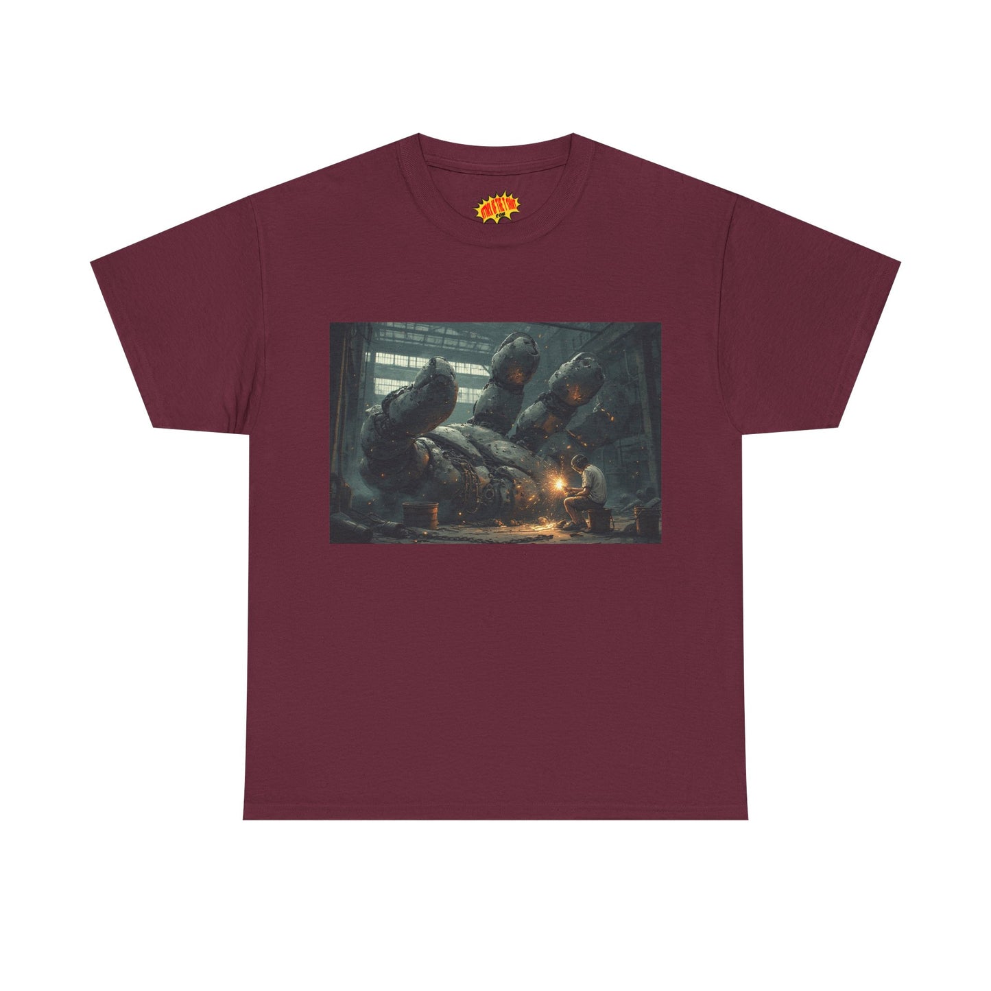Anime Robot Hand w/Welder Scene T-Shirt *Multiple Colors*
