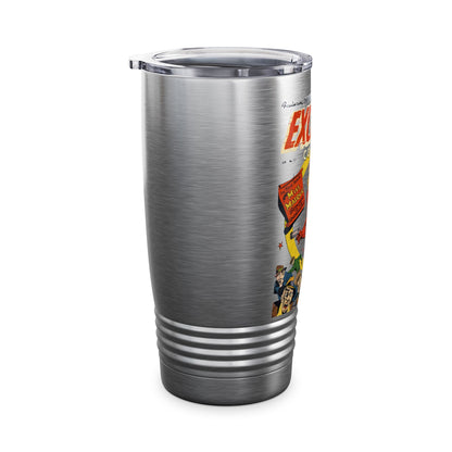 Exciting Comics #53 feat. Miss Masque Ringneck Tumbler - 20oz