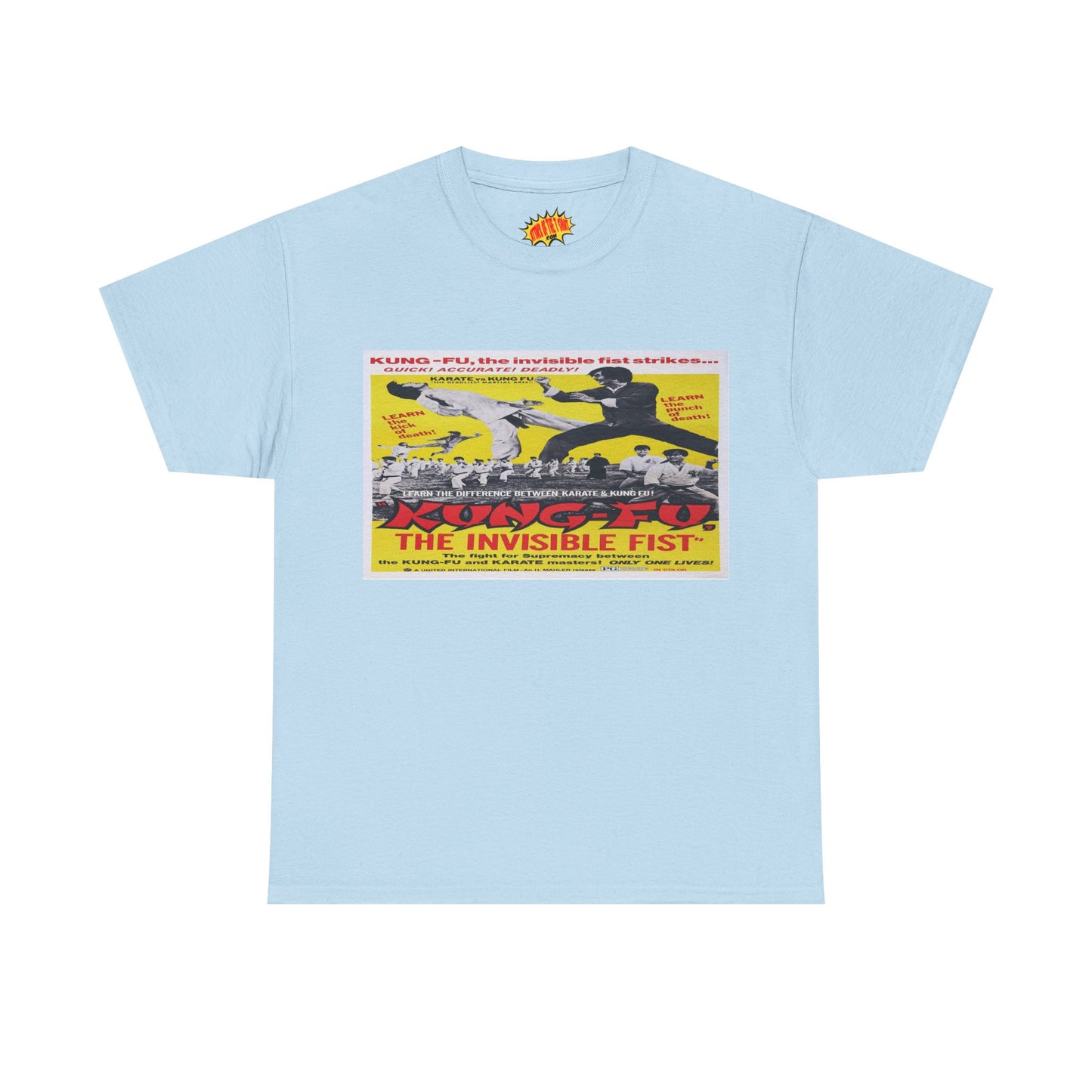 Kung Fu The Invisible Fist Movie Poster T-Shirt *Multiple Colors*