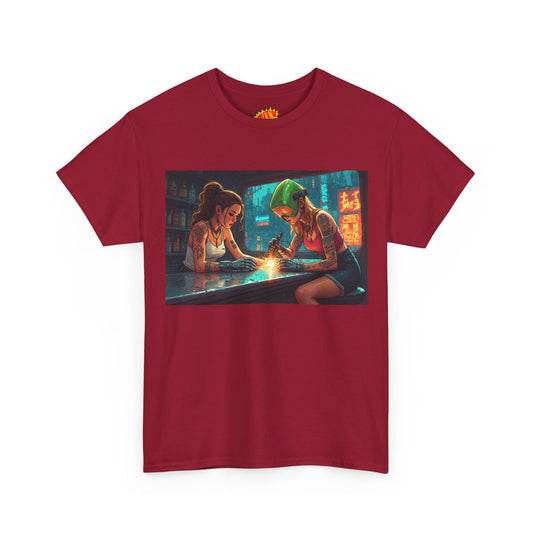 Cyberpunk Robot Hand Repair Scene T-Shirt *Multiple Colors*