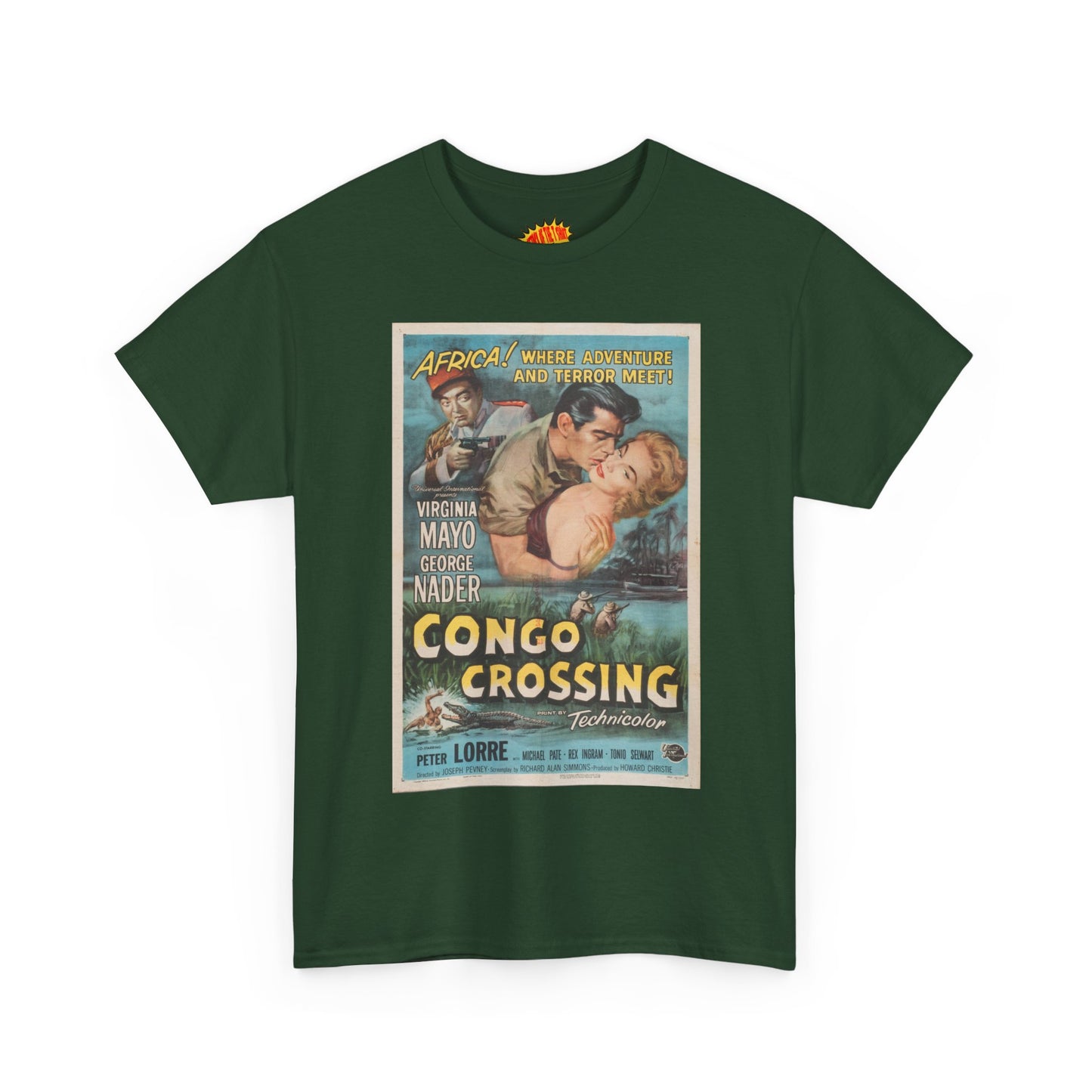 Congo Crossing Movie Poster T-Shirt *Multiple Colors*