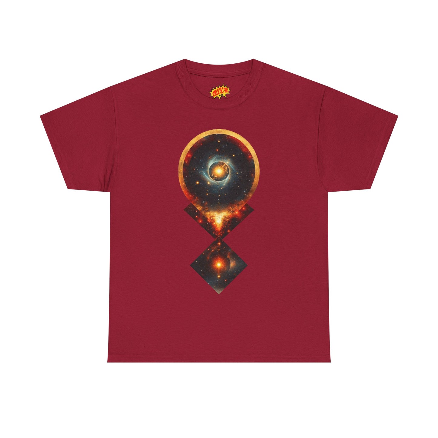 Geometric Space Nebula Graphic Art Tee Shirt *Multiple Colors*