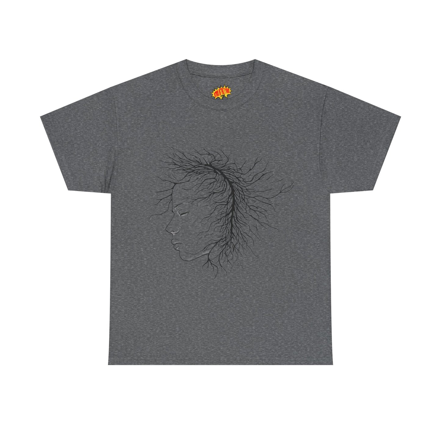 Capillary Face Line Drawing Graphic Art Tee Shirt *Multiple Colors*