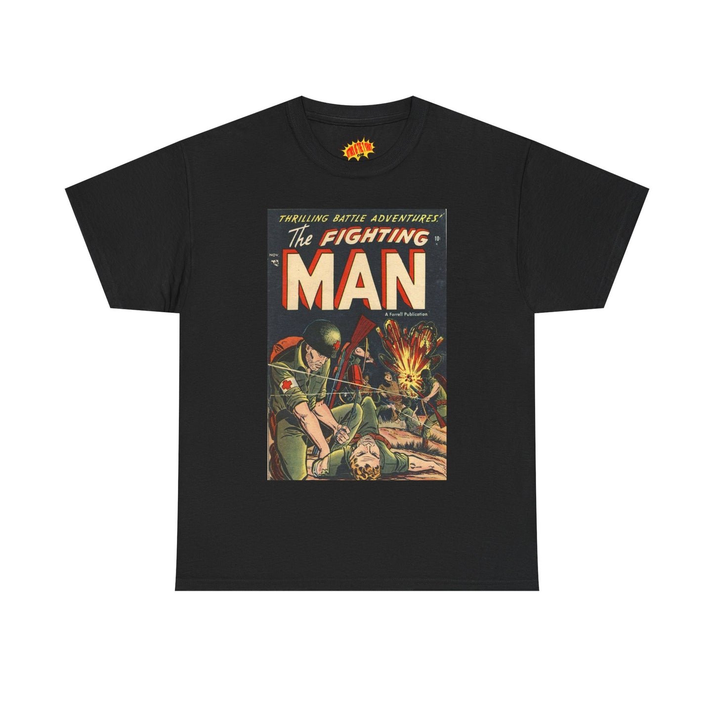The Fighting Man November Comic Tee Shirt *Multiple Colors*