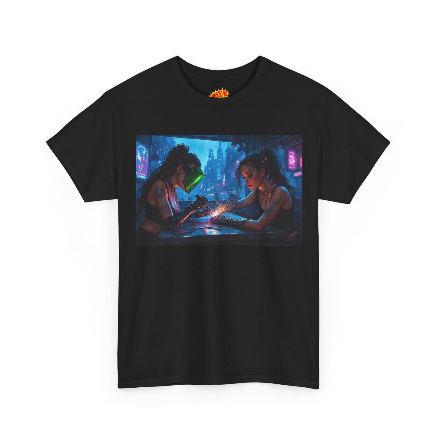 Cyberpunk Hand Repair Scene T-Shirt *Multiple Colors*