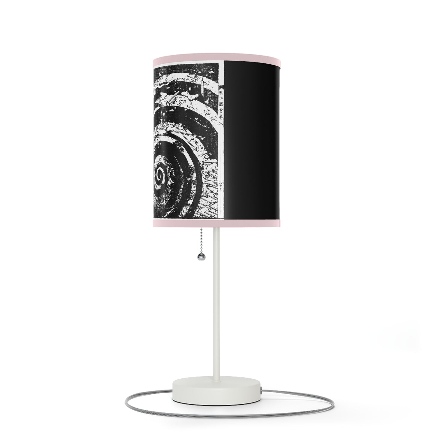 Destruction by Hokusai Japanese Woodcut Lamp