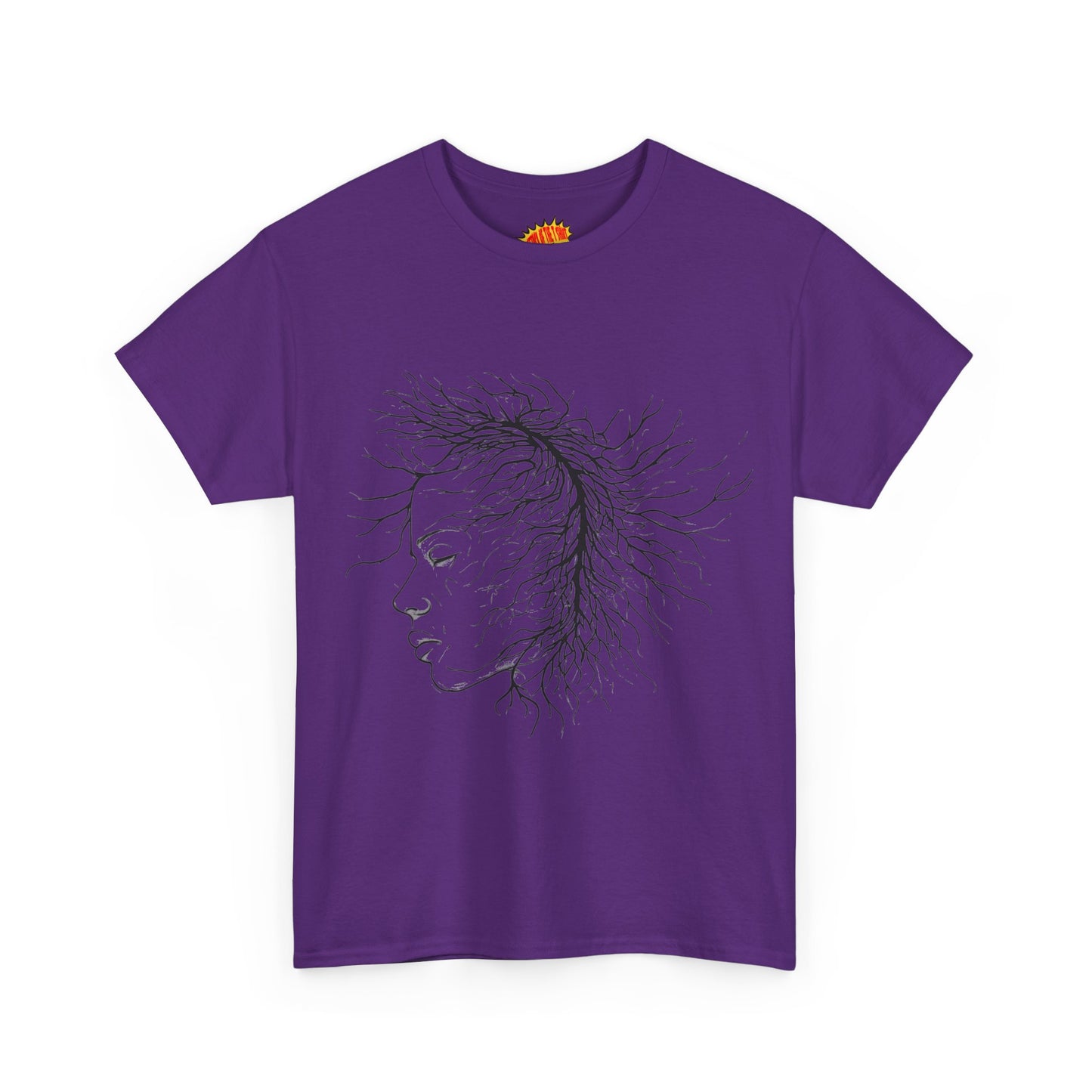 Capillary Face Line Drawing Graphic Art Tee Shirt *Multiple Colors*