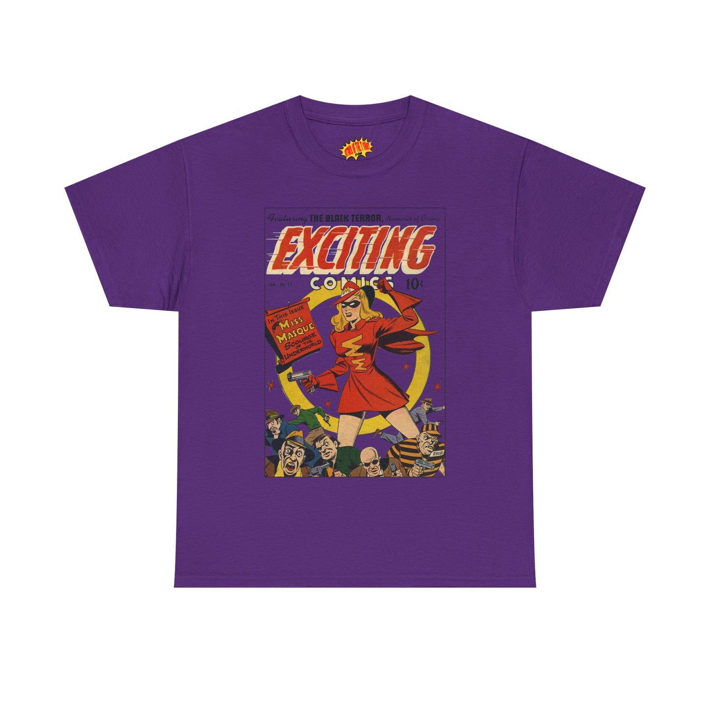 Exciting Comics #53 - Heavy Cotton Tee *Many Sizes and Colors Available*