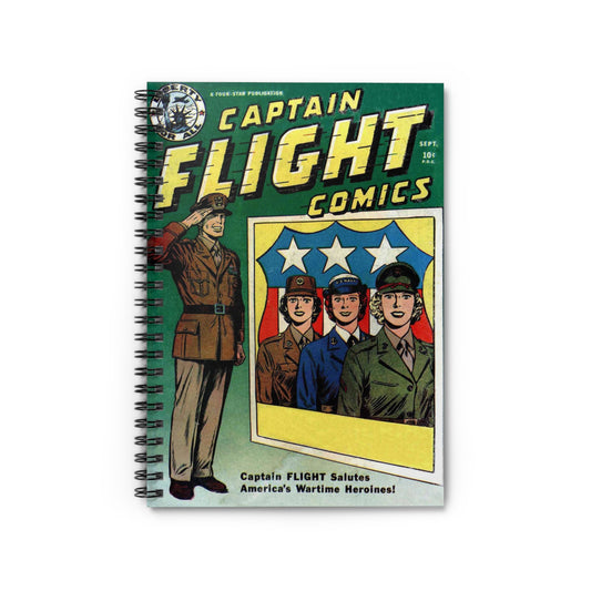 Captain Flight September Comic Cover Notebook