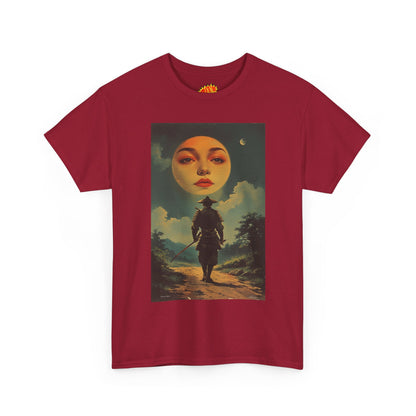 Walking Samurai w/Blood Moon Face T-Shirt