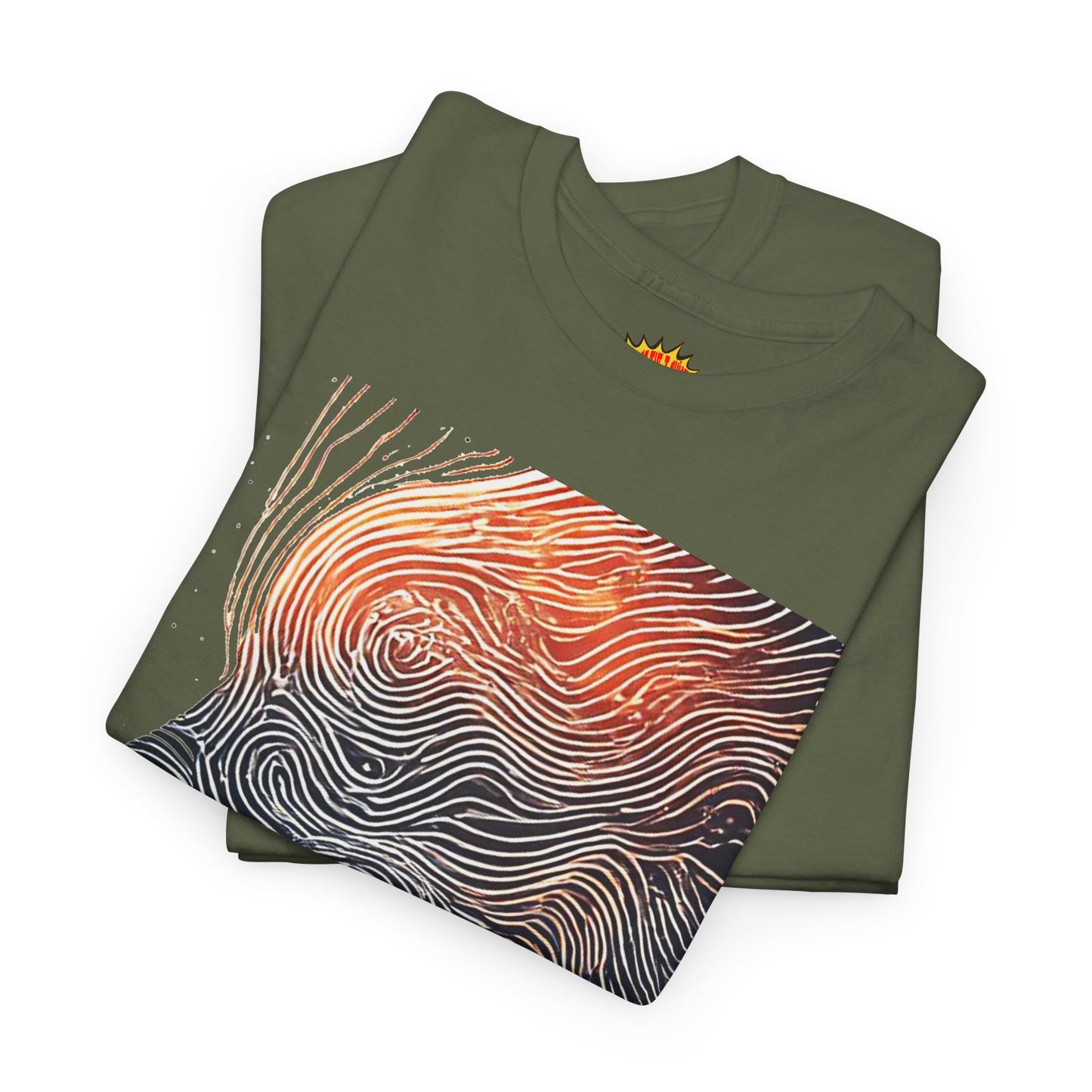 Line Drawing Face Graphic Art Tee Shirt *Multiple Colors*
