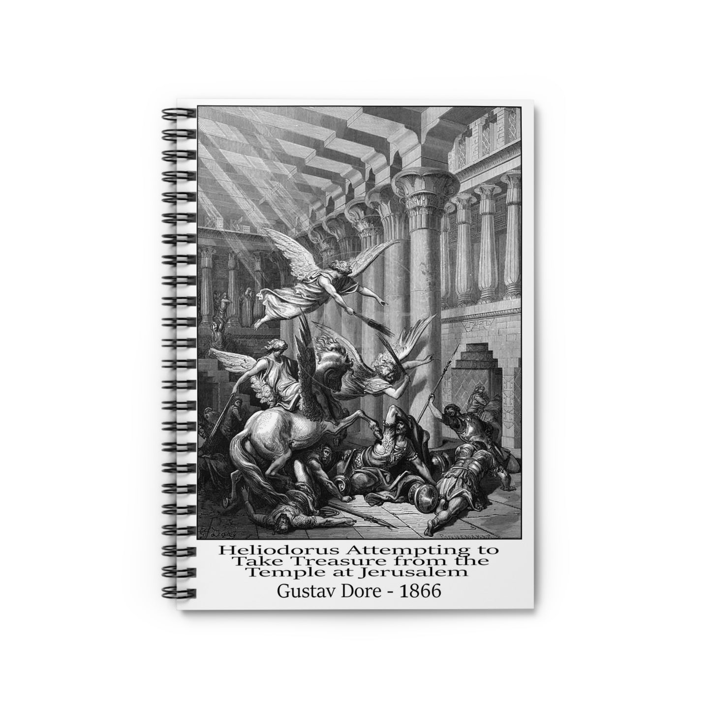 Warrior Angel Notebook - Gustav Dore
