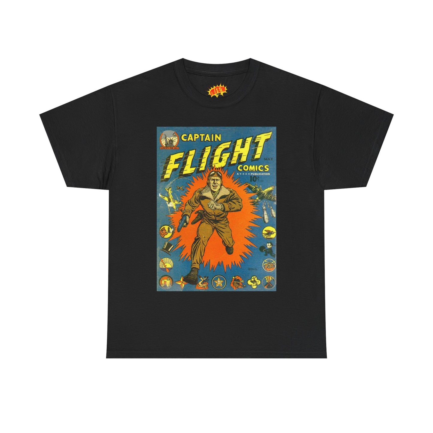 Captain Flight May Comic Tee Shirt *Multiple Colors*