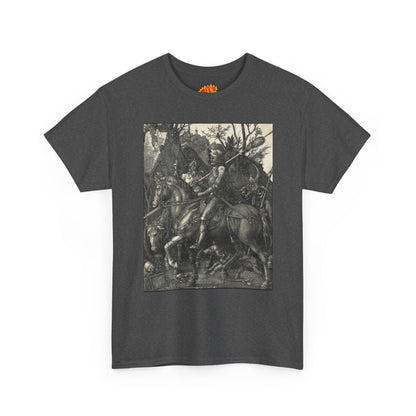Knight. Death and the Devil - Albrecht Durer. Heavy Cotton Tee Many Colors/Sizes