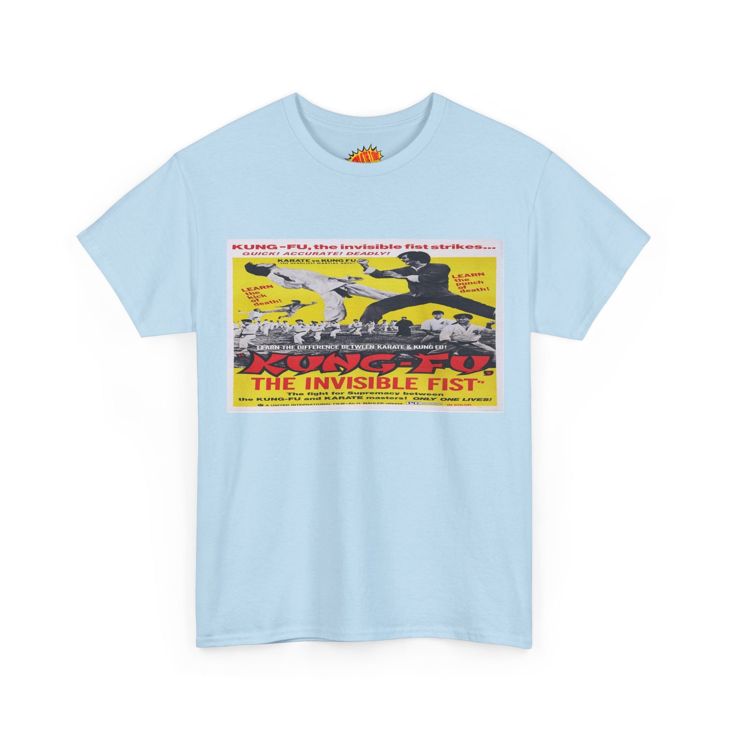 Kung Fu The Invisible Fist Movie Poster T-Shirt *Multiple Colors*